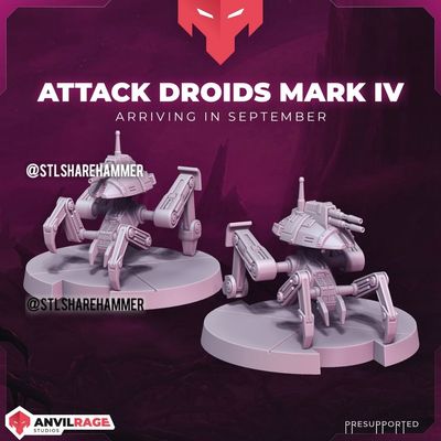 Preview do modelo 3D Blue Wolf Miniatures September 2023