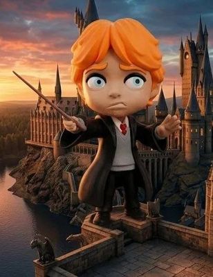 Modelo 3D Ron Weasley Harry Potter Sem AMS