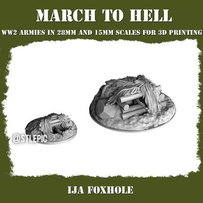 Modelo 3D 3D Breed March to Hell; IJA Foxholes