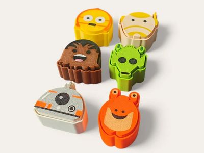 Preview do modelo 3D Star Wars Clicks Antiestrés