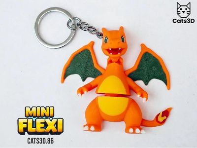 Preview do modelo 3D Cats 3D Studio Charizard Cats3dstudio MakerWorld