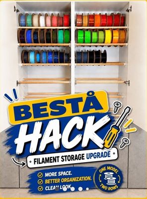 Preview do modelo 3D BESTÅ Filament Storage Upgrade [OS D64970AE46BD]