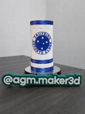 Preview do modelo 3D Cruzeiro Porta Garrafa e Latão