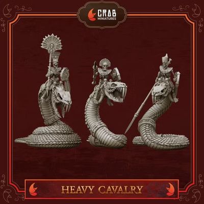 Preview do modelo 3D Pharaoh's Legacy Monstrous Cavalry