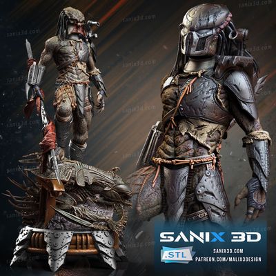 Preview do modelo 3D Sanix Predator