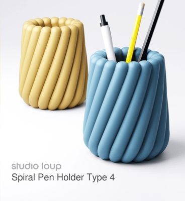 Preview do modelo 3D Spiral Pen Holder Type 4