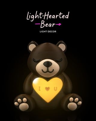 Modelo 3D Light Hearted Bear Light Decor 2e5c4c4773