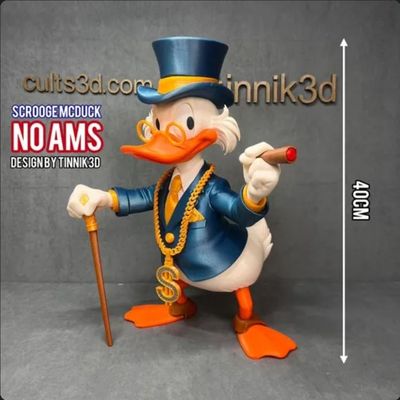 Modelo 3D scrooge BAMBU