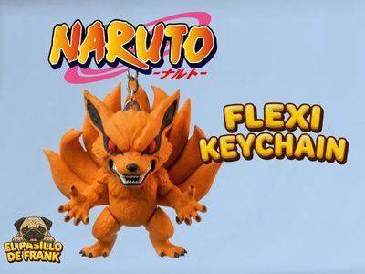 Preview do modelo 3D Keychain Kurama