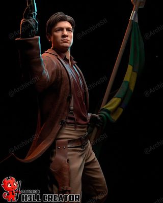 Modelo 3D Firefly Captain Malcolm Reynolds H3LLCreator