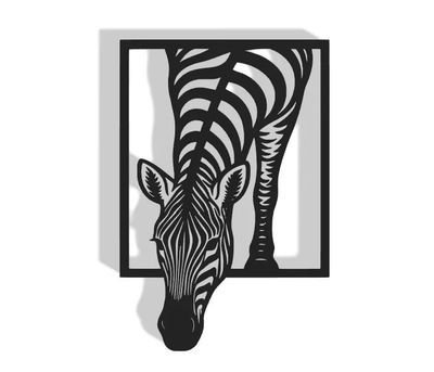 Preview do modelo 3D zebra