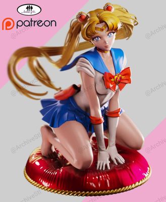 Modelo 3D Anime Girls Sailor Moon