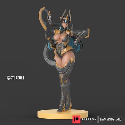 Preview do modelo 3D SinMal3DStudio Indivilia (SFW ONLY)