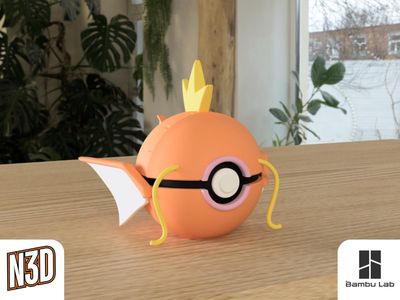 Preview do modelo 3D #0129 Magikarp