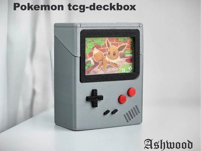 Preview do modelo 3D Pokemon tcg deckbox Gameboy