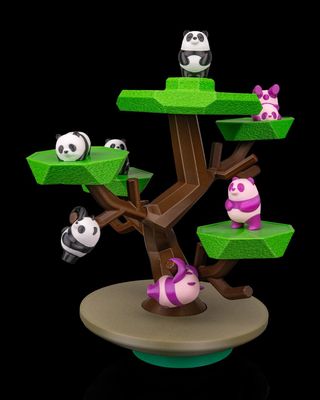 Preview do modelo 3D Panda Tumble Game