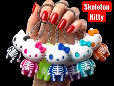 Modelo 3D Kitty skull Keychains AMS