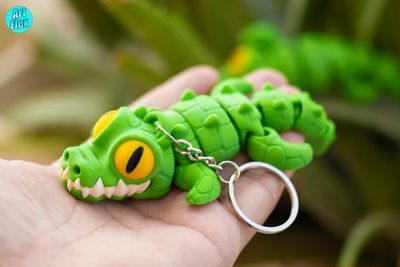 Preview do modelo 3D ArtFlex Crocodile