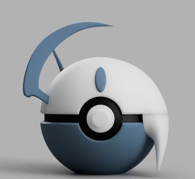 Preview do modelo 3D 0359 Absol Pokeball