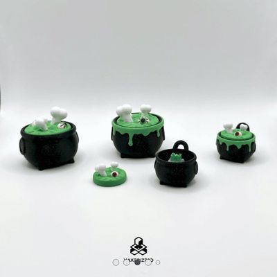 Modelo 3D Bone Eyeball Cauldron Clicker [OS 7344765D2595]
