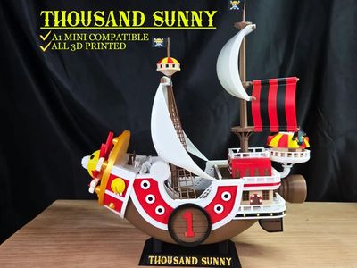 Preview do modelo 3D THOUSAND SUNNY ONE PIECE