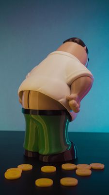 Modelo 3D peter coin bank full [OS D1948095E03A]