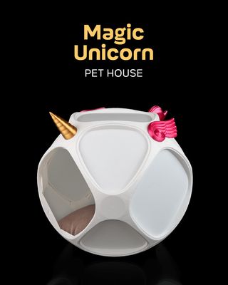 Preview do modelo 3D Magic Unicorn Pet House c7a9e675c6