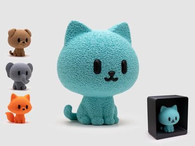 Preview do modelo 3D Cat