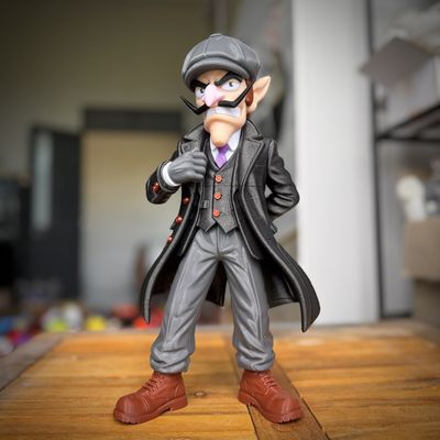 Preview do modelo 3D waluigi peaky blinders urban vibes fan art