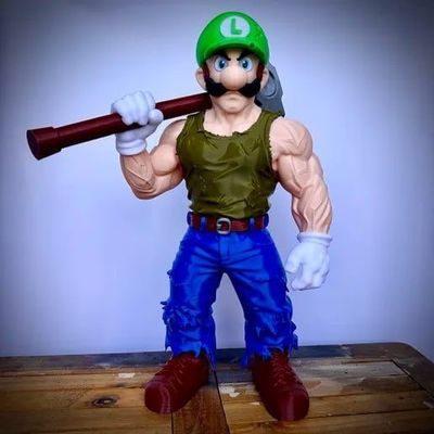 Modelo 3D muscle luigi fan art multiparts 3mf20260624 1 ifyq9d