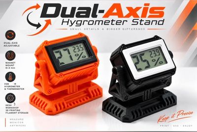 Modelo 3D Dual Axis Hygrometer Stand