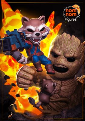 Preview do modelo 3D Chibi Rocket Guardians of the Galaxy