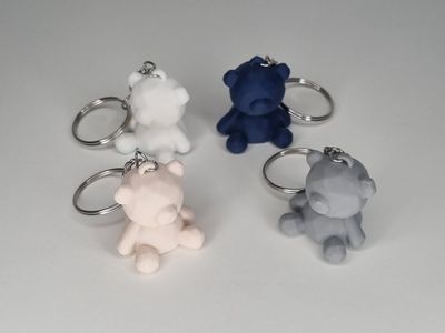 Modelo 3D Bear keychain