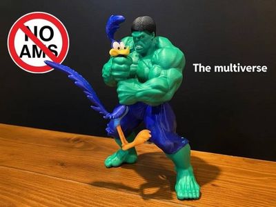 Modelo 3D bip bip e hulk