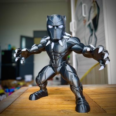 Modelo 3D black panther fan art multiparts 3mf20260613 1 2v3rsh
