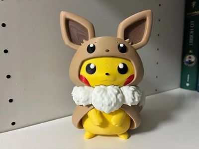 Modelo 3D Pikachu Evee