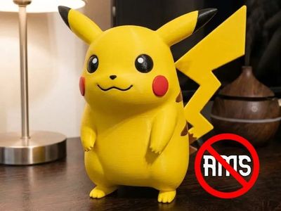 Preview do modelo 3D Pika clean
