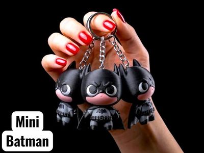 Preview do modelo 3D Batman Keychain