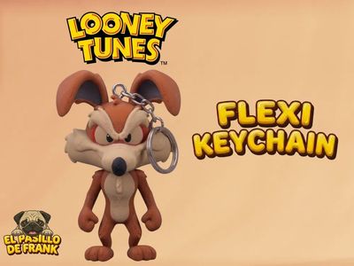 Modelo 3D Coyote Keychain