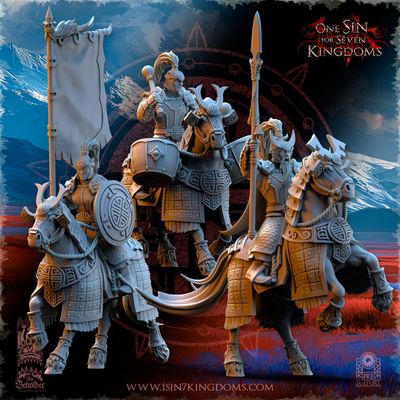 Preview do modelo 3D Astarii Dynasty Riders Command Group (03 11 25)