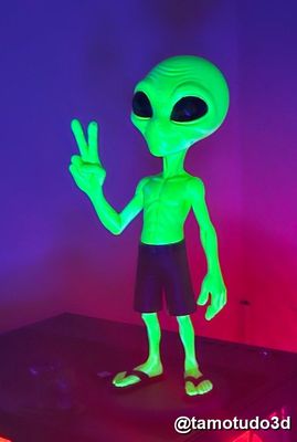 Modelo 3D ET Alien da Estrada