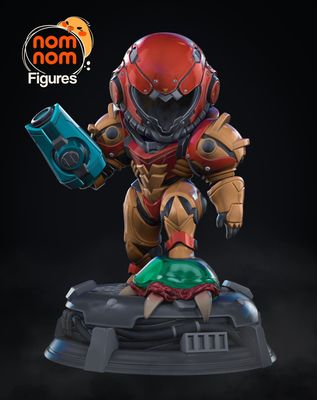 Modelo 3D Samus Chibi Metroid