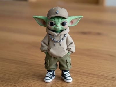 Preview do modelo 3D goku urban vibes