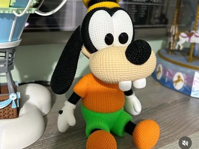 Preview do modelo 3D goofy