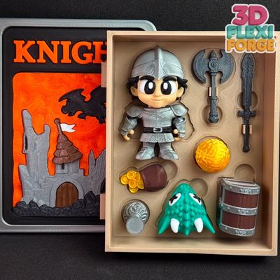 Preview do modelo 3D 3D Flexi Forge Knight book
