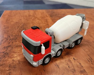 Modelo 3D Mixed Concrete Truck