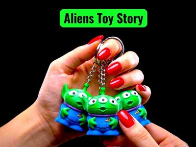 Preview do modelo 3D Toy Story Aliens keychain