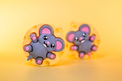 Preview do modelo 3D Clicky Mouse in Cheese Fidget