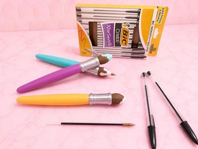 Preview do modelo 3D PAINT BRUSH PENS