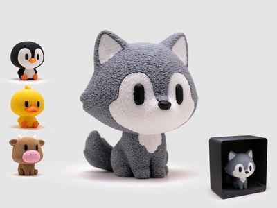 Preview do modelo 3D Wolf